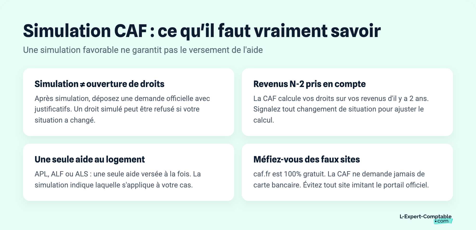Simulation CAF : ce qu'il faut vraiment savoir